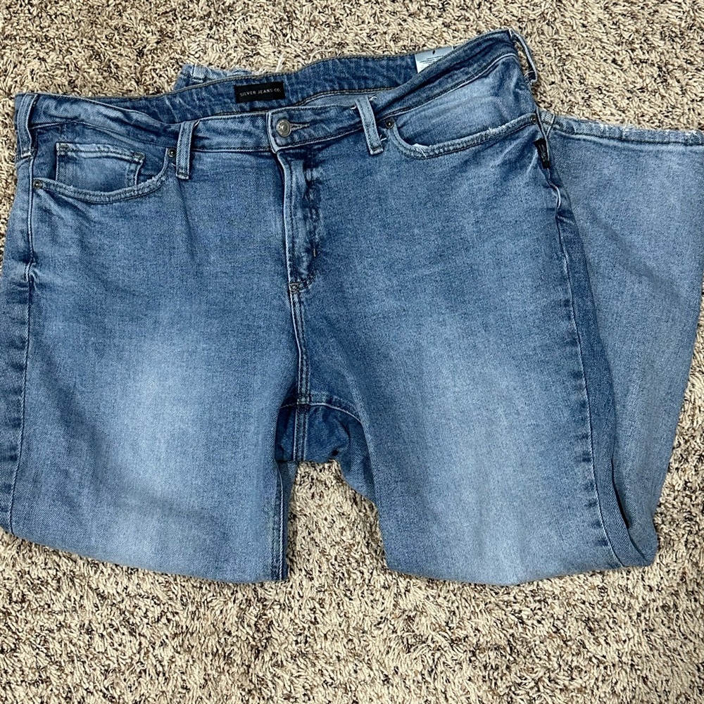 Silver jeans